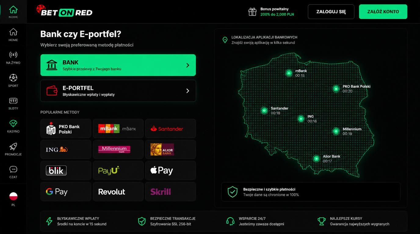 Tabela zbierania Comp Points, ilość obrotu, korzyści i licznik punktów w BetOnRed